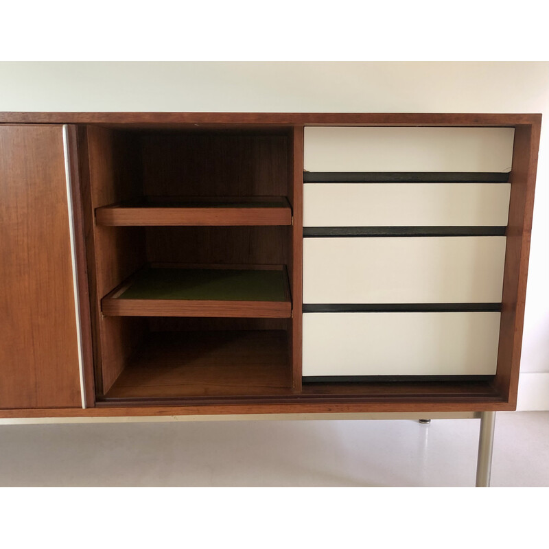 Credenza vintage in palissandro a 2 ante scorrevoli, Italia 1970