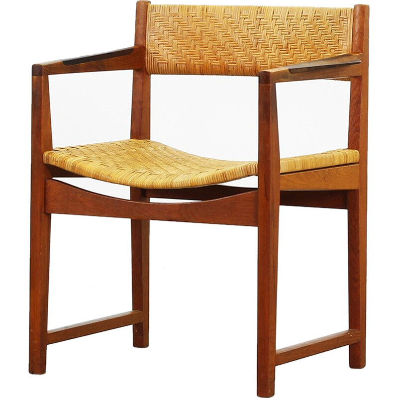 Chair with armrests by Peter Hvidt & Orla Mølgard-nielsen for Søborg - 1950s