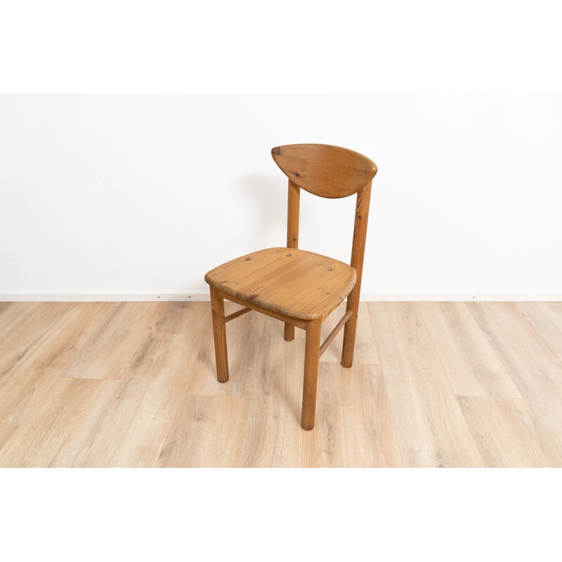 Vintage pine chair by Rainer Daumiller for Hirtshals Savværk