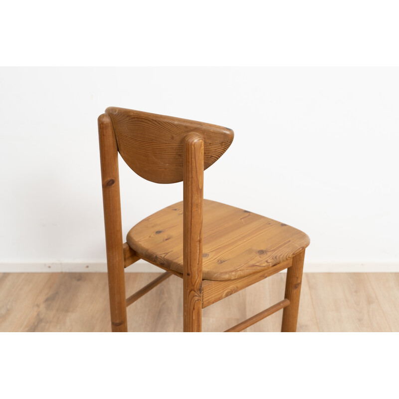 Stuhl aus Kiefernholz von Rainer Daumiller für das Sägewerk Hirtshals