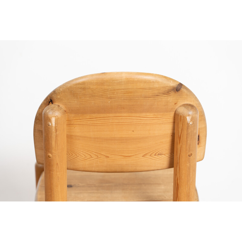 Chaise vintage en bois de pin par Rainer Daumiller pour Hirtshals Savværk