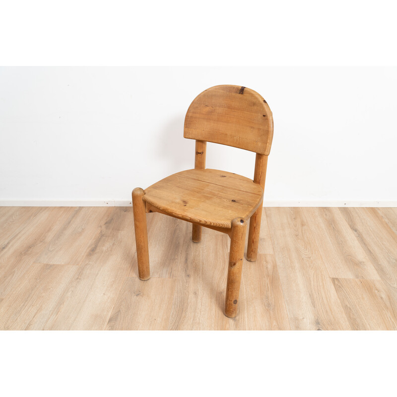 Stuhl aus Kiefernholz von Rainer Daumiller für das Sägewerk Hirtshals