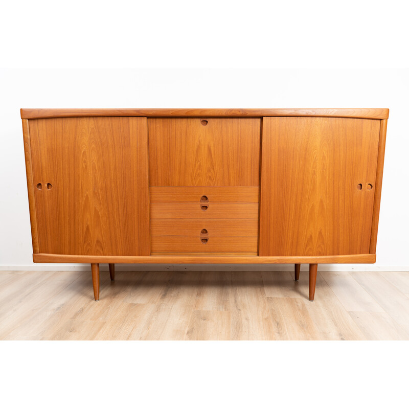 Tablero alto de madera vintage de H. W. Klein para Bramin