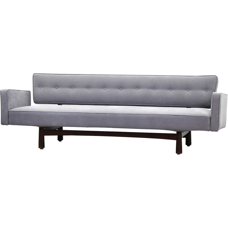 3 zits DUX grijze sofa, Edward Wormley - 1960