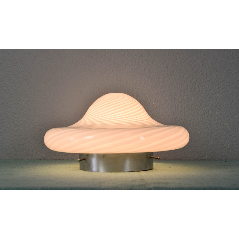 Mid century Mushroom Murano glas wandlamp van Vetri, Italië 1960