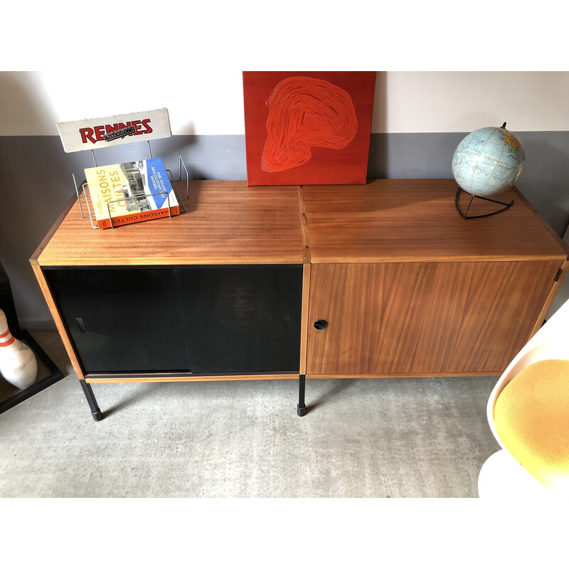 Vintage sideboard with 2 modules by Arp Minvielle, 1960