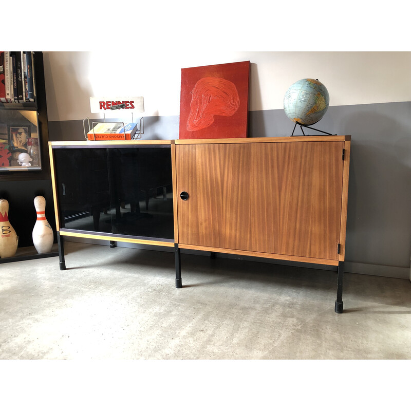 Vintage sideboard with 2 modules by Arp Minvielle, 1960