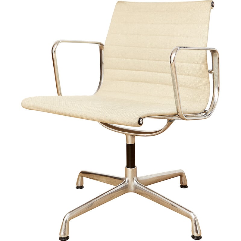 Vintage Ea108 swivel armchair by Charles and Ray Eames for Vitra