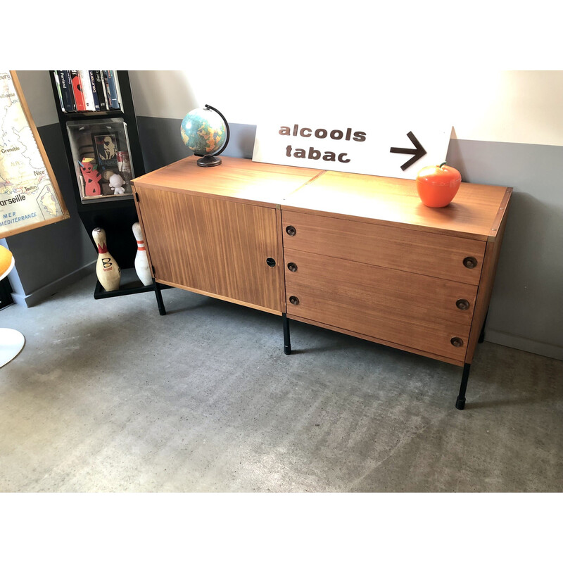 Vintage sideboard with 2 modules by Arp Minvielle, 1960