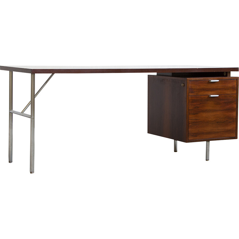 Vintage "Eog" desk in rosewood by Georges Nelson for Herman Miller