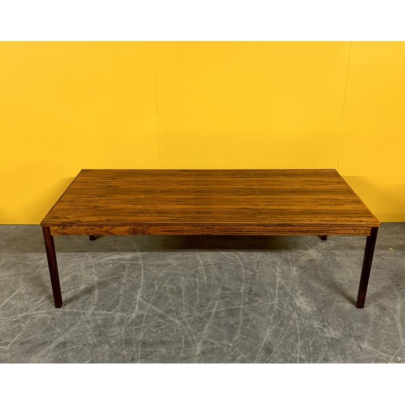 Table basse danoise vintage en palissandre, 1960