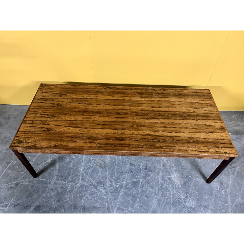 Mesa de centro danesa vintage de palisandro, años 60