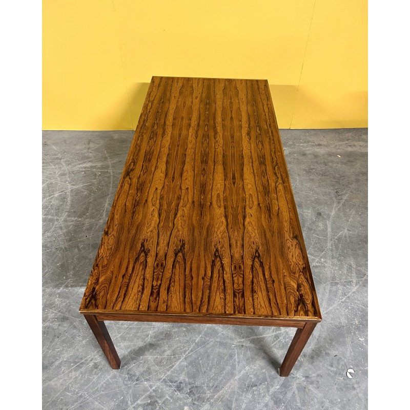 Mesa de centro danesa vintage de palisandro, años 60