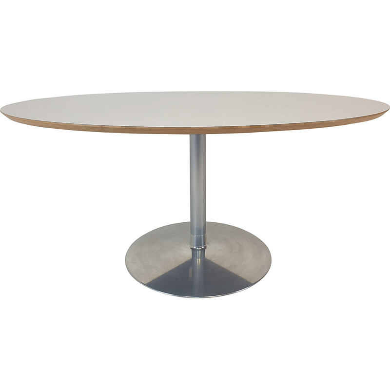 Vintage oval dining table by Pierre Paulin for Artifort, 1960s