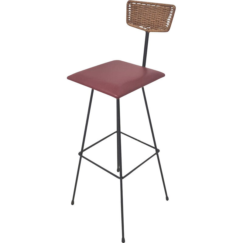 Mid century bar stool by Maria Witzemann for Erwin Behr, Germany 1950s