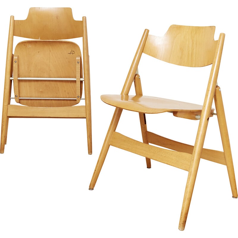 Vintage Se18 chair by Egon Eiermann for Wilde and Spieth