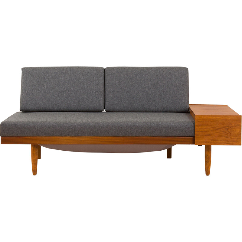 Swane vintage teak daybed von Ingmar Relling für Ekornes, 1960er Jahre