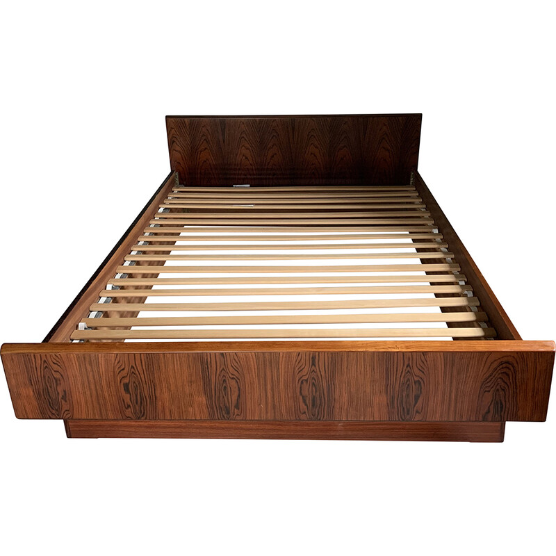 Skandinavisches Vintage-Bett aus Palisanderholz von Rio für Sannemanns Mobelfabrik