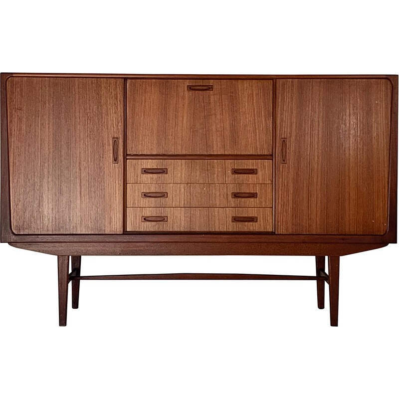 Enfilade vintage in teak di Clausen and Son, Danimarca 1960