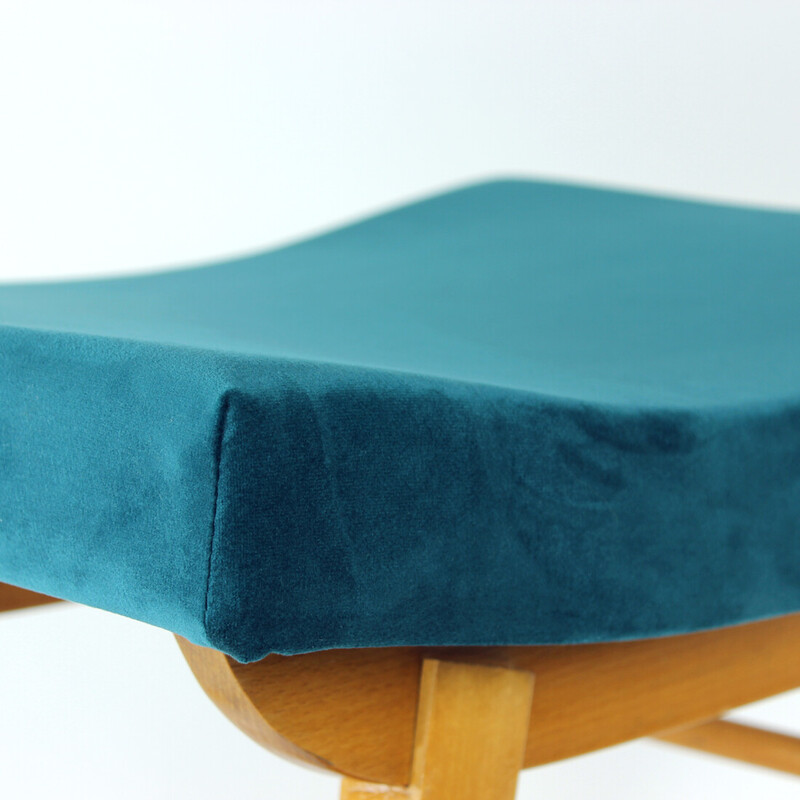 Mid century stool in oakwood by Ton, Czechoslovakia 1960s