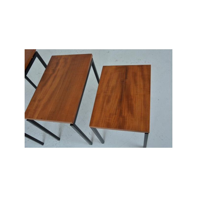 Set of 3 nesting tables Cees Braakman - 1960s