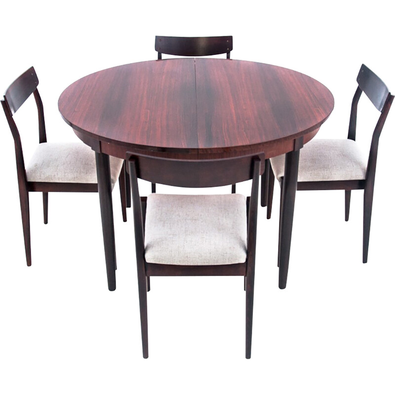 Vintage rosewood dining set, Denmark 1960s