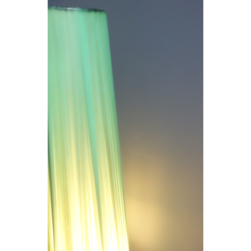 Lampadaire vintage en fibre verte en forme de fusée, 1960