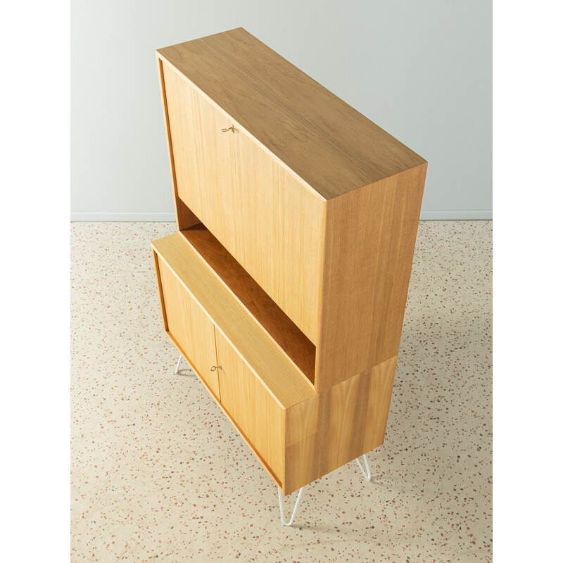 Vintage teak bar cabinet by Wk Möbel, 1960s