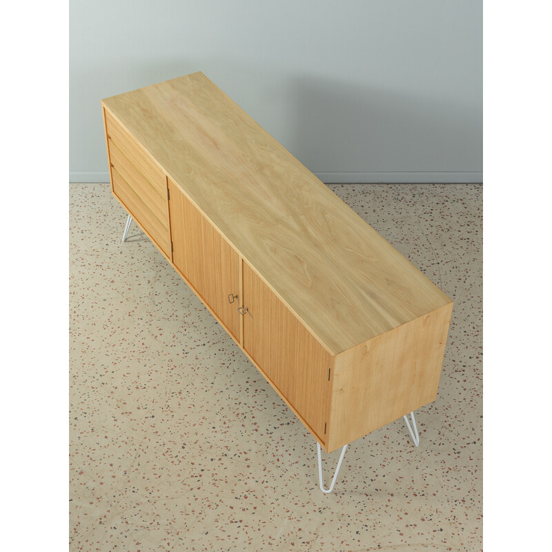 Vintage sideboard in bleached walnut veneer, Germany 1960s