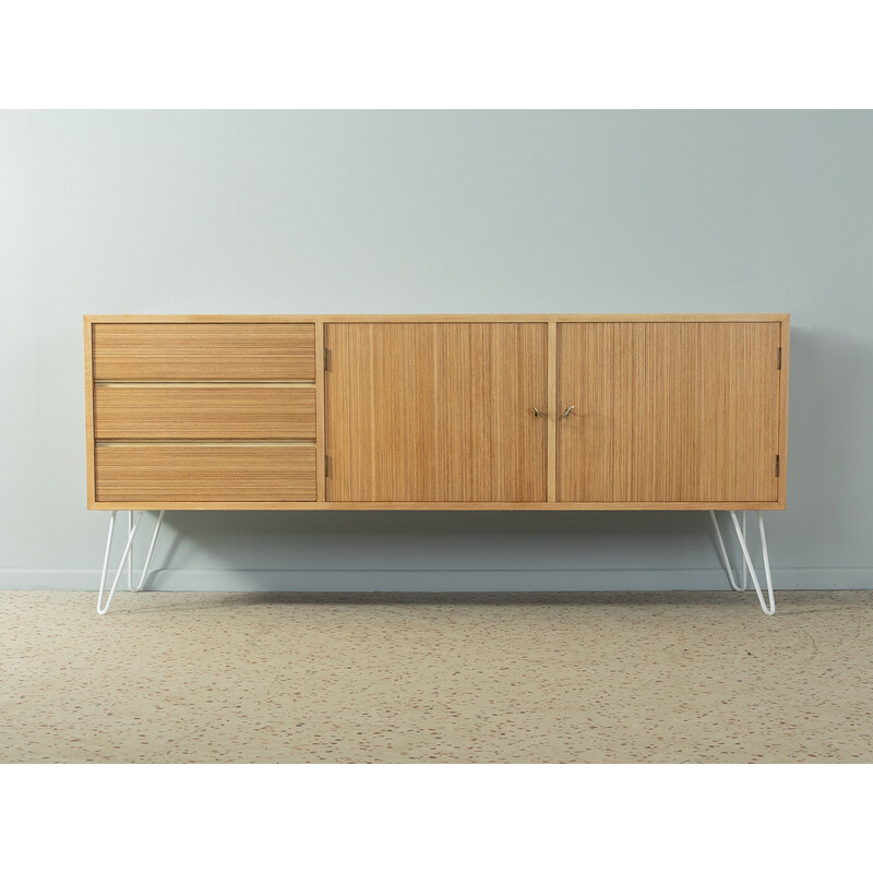 Vintage sideboard in bleached walnut veneer, Germany 1960s