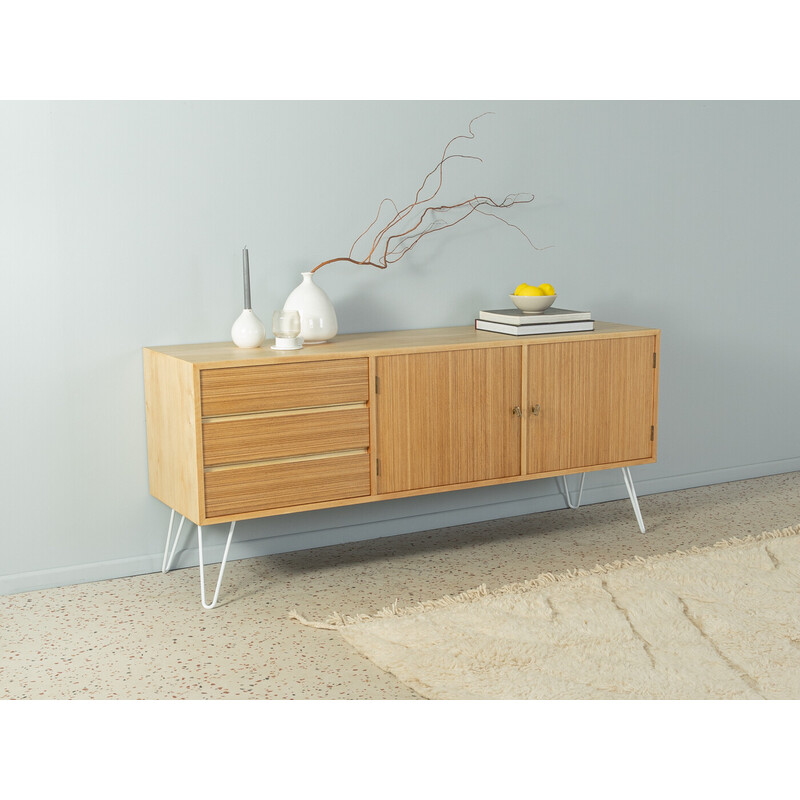 Vintage sideboard in bleached walnut veneer, Germany 1960s