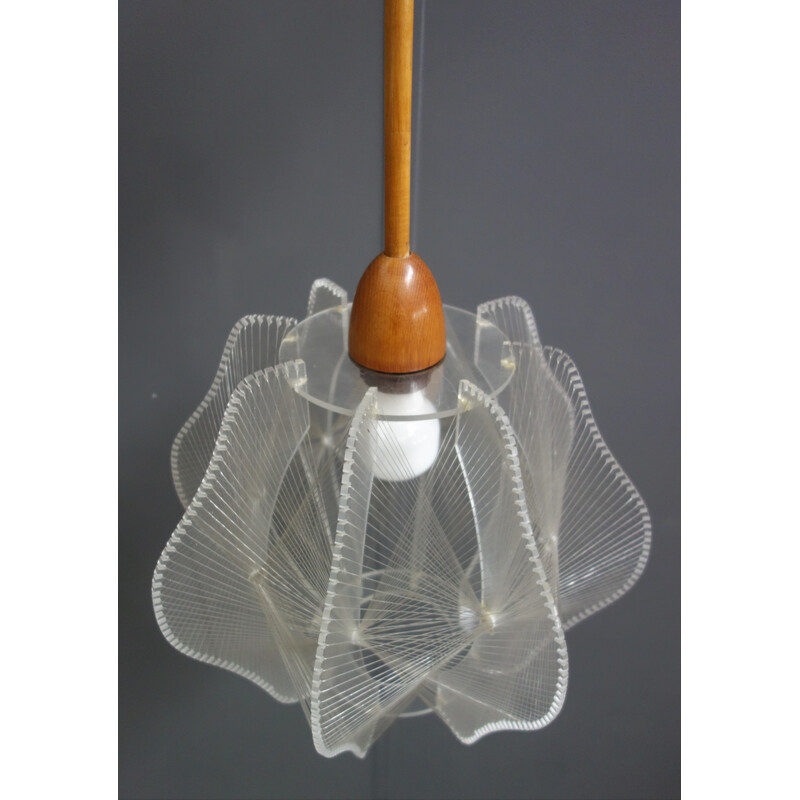 Mid century pendant lamp by Paul Secon for Sompex, Germany 1960-1970s
