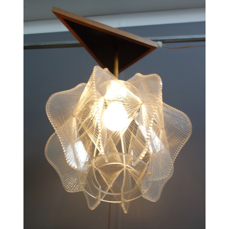 Mid century pendant lamp by Paul Secon for Sompex, Germany 1960-1970s