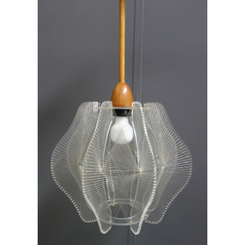 Mid century pendant lamp by Paul Secon for Sompex, Germany 1960-1970s