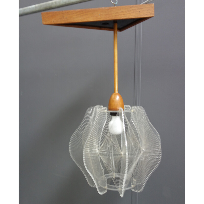 Mid century pendant lamp by Paul Secon for Sompex, Germany 1960-1970s