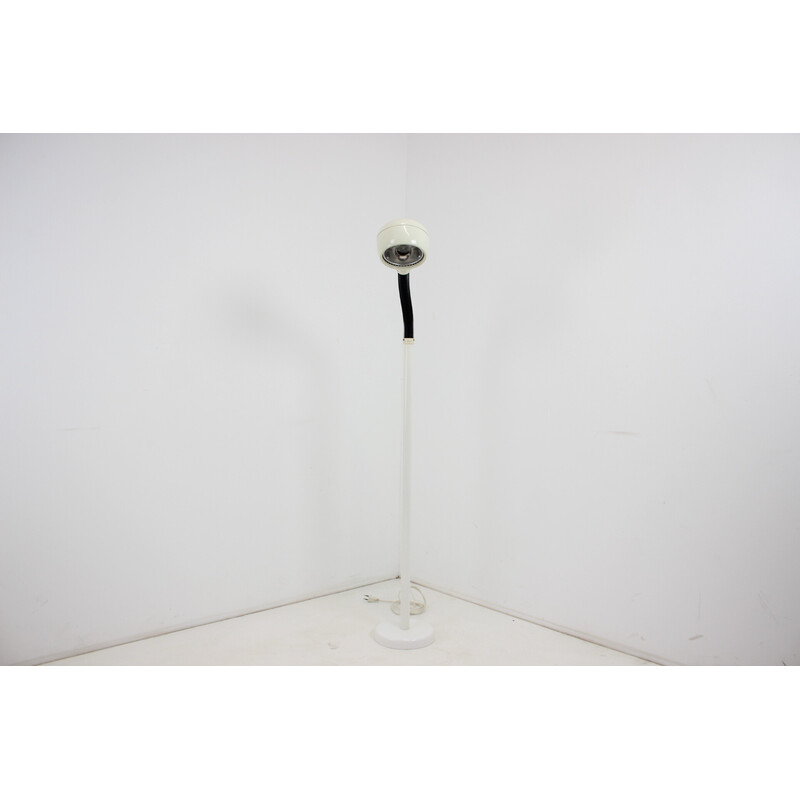 Vintage floor lamp in metal and glass, Hungary 1960s