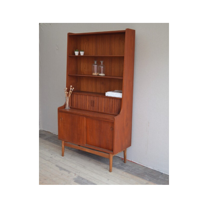 Teak bookcase by Johannes Sorth for Nexo Mobelfabrik - 1960s