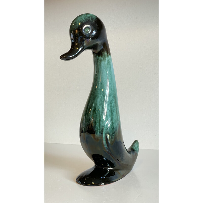 Vintage-Ente aus zoomorpher Keramik, 1960