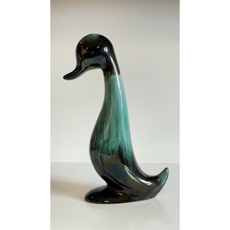 Vintage zoomorphic ceramic duck, 1960s