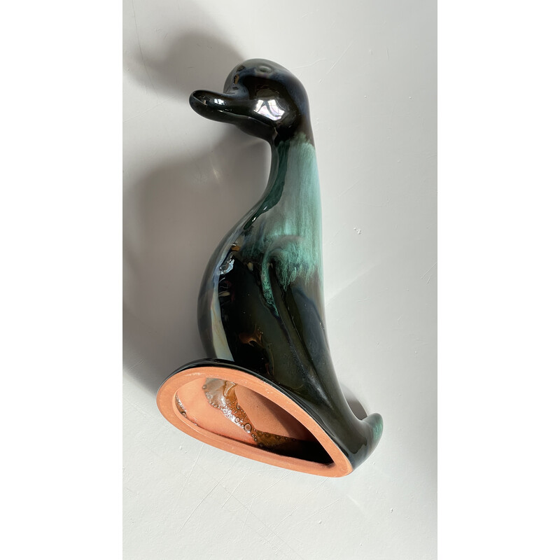 Vintage-Ente aus zoomorpher Keramik, 1960