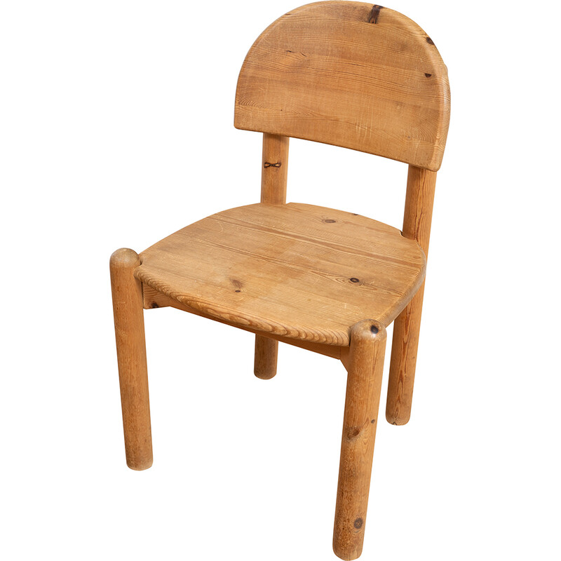 Vintage pine chair by Rainer Daumiller for Hirtshals Savværk