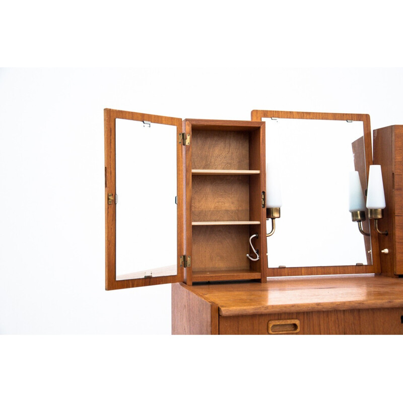 Vintage teak dressing table, Denmark 1960s