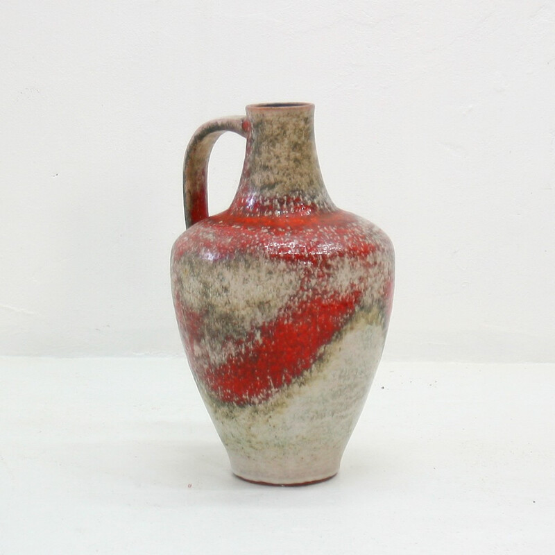 Majolika Karlsruhe floor vase - 1960s