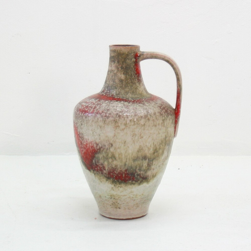 Vase à poser Majolika Karlsruhe - 1960