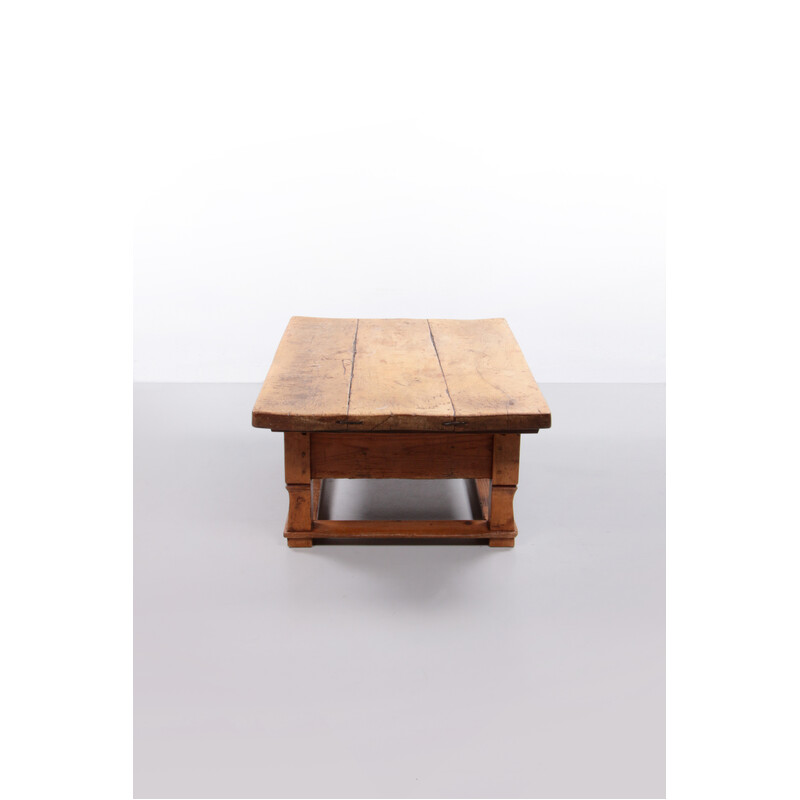 Austrian vintage coffee table in walnut