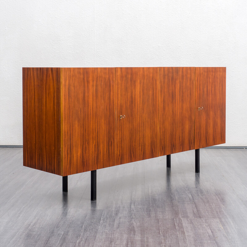 Vintage sideboard in walnut with two double doors, 1960s