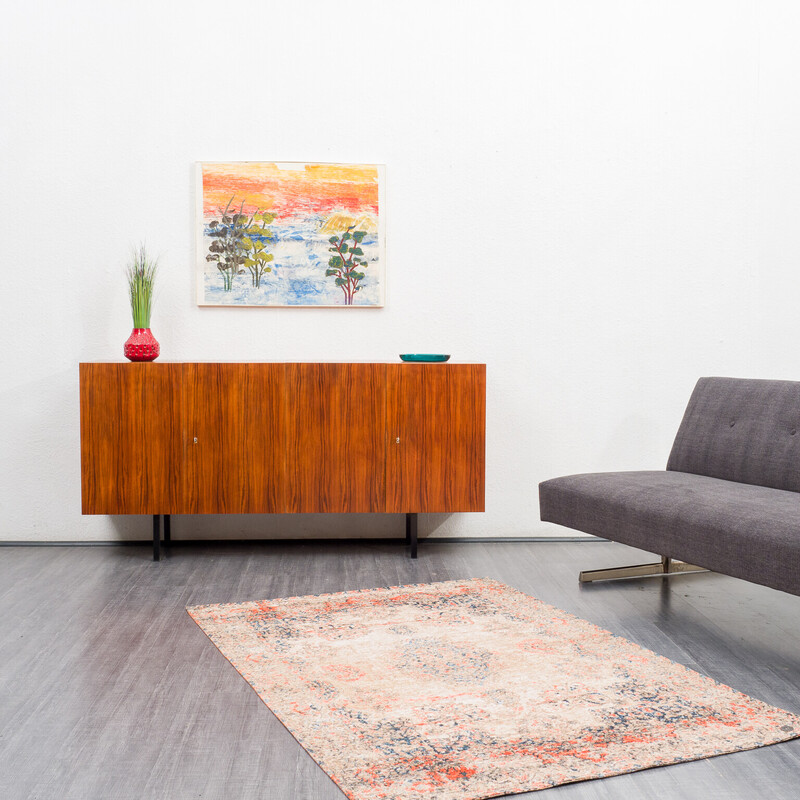 Vintage sideboard in walnut with two double doors, 1960s