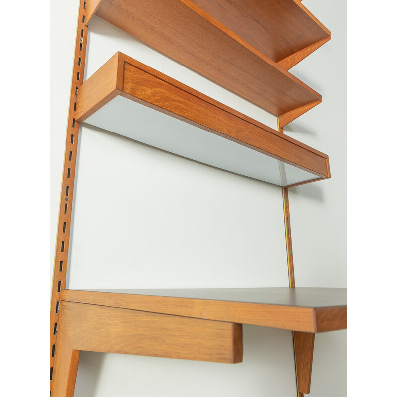 Vintage teak and formica wall unit by Kai Kristiansen for Fm Møbler, Denmark 1960