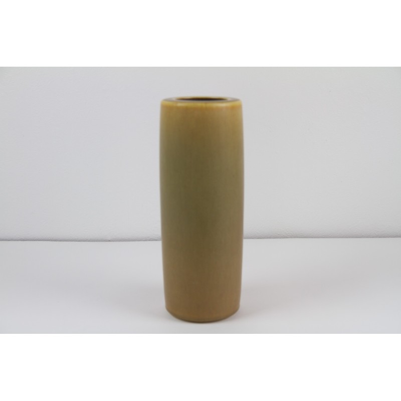 Vaso de cerâmica vintage de Per Linnemann-Schmidt para Palshus Stentøj, Dinamarca Anos 60