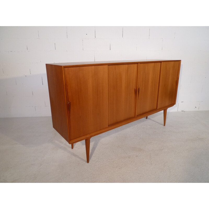 Mid century modern sideboard in teak, Gunni OMANN - 1960s